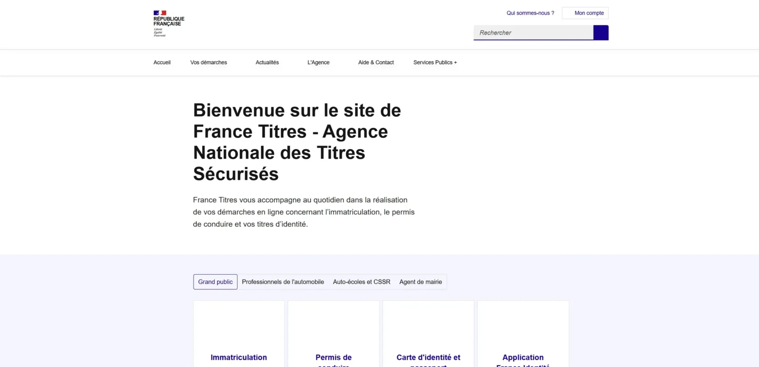 Pourquoi le site ANTS ne fonctionne pas aujourd’hui ? Causes et solutions bug site ants